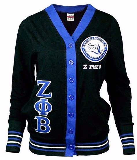 zeta phi beta cardigan|Zeta Apparel .